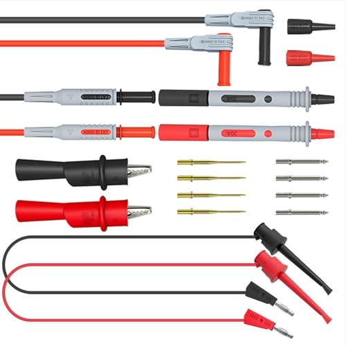 Cavi multifunzionali Sonde ad alta sensibilità Sonde multimetro di precisione per tensioni Strumento elettronico di misurazione della resistenza corrente