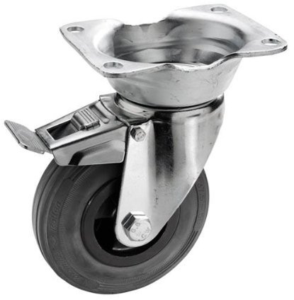 Kärcher Anbausatz nichtzeichnende, graue Lenkrolle