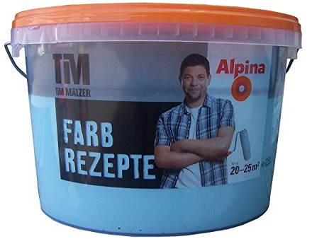 Alpina Farbrezepte Innenfarbe – Luftschloss matt – Wandfarben für einzigartige Farbwirkungen und Raumstimmungen – atmungsaktiv, tropfgehemmt und strapazierfähig – 2,5L