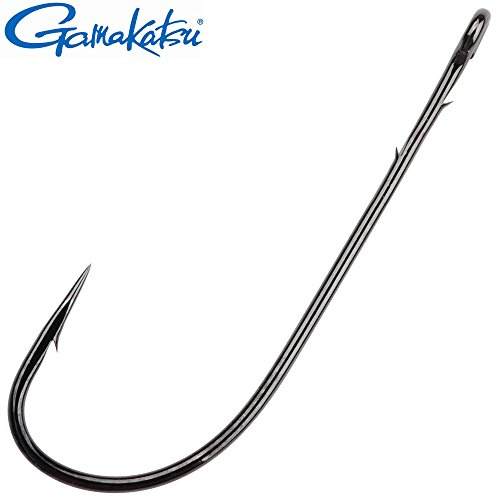 Gamakatsu Worm 36 Hook - Angelhaken für Würmer & Gummijigs, Meereshaken für Meeressysteme & Rigs, Wurmhaken, Einzelhaken, Größe/Packungsinhalt:Gr. 2/0-6 Stück