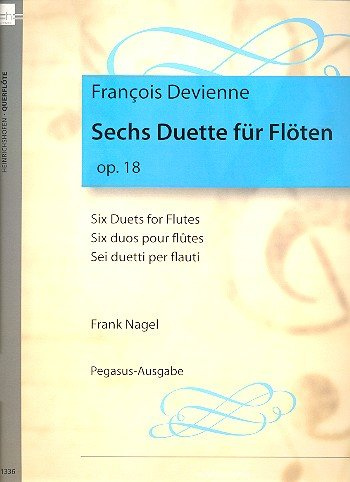 Duette opus.18,1–6: för 2 flöjter