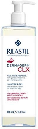Rilastil Dermagerm CLX - Gel Higienizante para Manos y Cuerpo de Secado Rápido - 500 ml