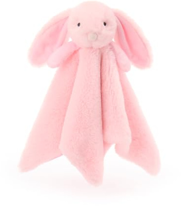 Apricot Lamb - Schlaf-gut-Rosa Hase Babydecke Schmusetuch Plüsch Komfort Kuscheltier für Babys - weich & waschbar - Kaninchen 35 cm