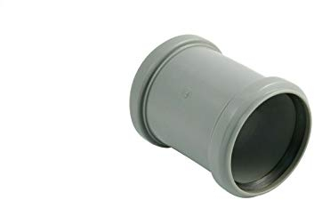 STEMAX-Wassertechnik Marley HT Abflussrohr HTU Überschiebemuffe Doppelmuffe in verschiedenen Nennweiten, Größe: DN50