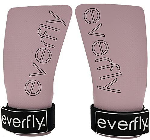 Everfly Fitness Handschuhe für Crossfit - Grips Herren Damen - Ohne Löcher - Carbonfaser - Trainingshandschuhe - Gym Calisthenics Equipment - Sporthandschuhe Klimmzug (PinkBlack, E)