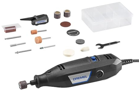 Dremel 3100-1/15 Variable Speed Rotary Tool Kit- 1 Attachment and 15 Accessories, Ideal for a Variety of Crafting and DIY Projects- Cutting, Sanding, Grinding, Polishing, Drilling, and Engraving