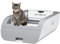 AstroPet Offene Katzenklo Selbstreinigend,XXL Katzentoilette Selbstreinigend Automatische,Tastensteuerung, Infrarot-Sensorschutz, Katzenklo mit großem Fassungsvermögen für mehrere Katzen (Grau)