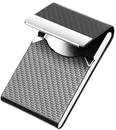 pawpoem Visitenkartenetui aus Metall, Kartenetui für Damen und Herren, Card Holder mit Magnetverschluss, Hochwertiges Karten Etui für Damen & Cardholder Herren, für Reisen und Arbeit