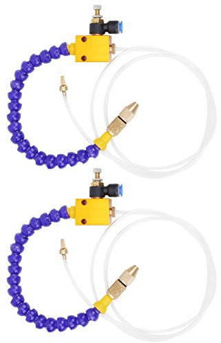 ZDETGU Système de Pulvérisation de Lubrification par Brouillard de Liquide de Refroidissement pour Tuyaux de 8 Mm, Solution de Refroidissement Efficace pour les Applications de Tours CNC et de