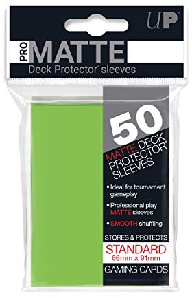 Ultra Pro SLEEVES Pro-Matte d12 Card Game (Lime Green)