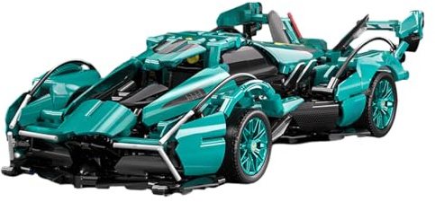 Set di mattoncini da costruzione per supersport, 1280 pezzi, 1:14, set da costruzione per adulti, auto da corsa, modello per auto, compatibile con grandi marche