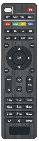 DVB-T2/C Mando a Distancia de Repuesto Control fit for DCOLOR DVB-T2/C Decoder 4TB PVR Recording