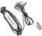 Qukaim Guitar Pickup Replacement Electric Guitar Pickup, 4-Core Cable Single Coil for TL/Gibson/Stratocaster, Yellow, Bridge Pickup, Guitar Parts, Musical Instrument Accories