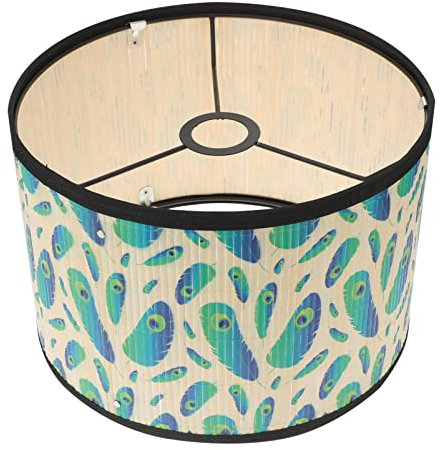 EXCEART Petits Abat-jours Bambou Pour Lampe Intérieur Cache-lumière De Maison Avec Douille Abat-jour De Table Lampe De Bureau