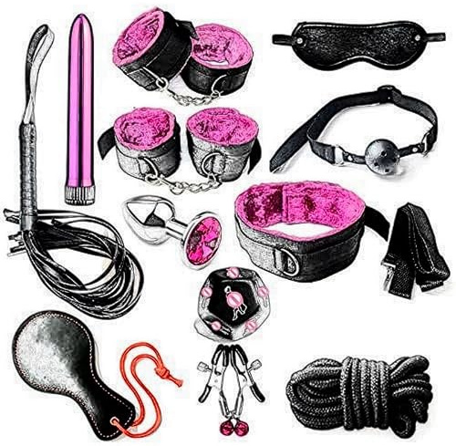 Bdsm Rem Justerbar Inomhus TräNing TillbehöR 12-Delars UppsäTtning, Hem Gym TräNingsutrustning FöR Hela Kroppen TräNingar, Par GåVa - Q