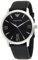 Emporio Armani Herrenuhr , DreizeigerDatumswerk, 43mm Silbernes Edelstahlgehäuse mit Lederarmband, AR11210