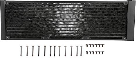 Scambiatore di calore di alluminio di Mugast, radiatore di raffreddamento ad acqua del PC 120mm/240mm/360mm Separatore di acqua filettato G1/4, radiatore di raffreddamento ad acqua del PC del