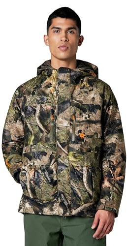 Nomad mens Conifer NXT Jacket | Water and Windproof Hunting Coat Mossy Oak Droptine Camo, Medium