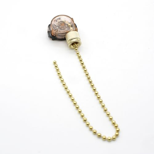 DOJA Barcelona | Interruttore a Catenella | 1 Pezzo | Interruttore a Catena 250V | 26 cm | Interruttore a Catenella per Ventilatore Soffitto, Lampadario | Interruttori a Catenella Luce On Off