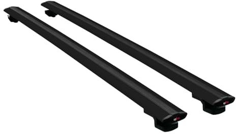 RE&AR Tuning Compatible with Dacia Duster 3 (P1310) 2024-2025 BASIC Model Cross Bar Car Top Luggage Carrier Rails Roof Racks Black Aluminium 2 Bars