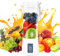 ChicSolis Tragbarer Mini-Mixer für Smoothies und Shakes, 380ml mit 6 Klingen aus Edelstahl, Wiederaufladbar, Ideal für Reisen und Küche