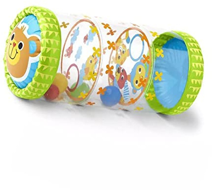 Roller Infantil Infantil PVC Desarrollo Temprano que Se Arrastra de Juguetes con Bolas y Campanas Durante 3 Meses a 3 Años
