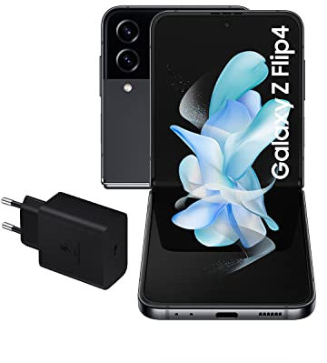 Samsung Galaxy Z Flip4 5G (256 GB), Smartphone Android, Teléfono Móvil Plegable Gris [Versión española] (Reacondicionado)