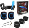 EIHI 1 Soporte Para Teléfono De Bicicleta, Soporte Movil Moto Antivibración, Soporte Para Movil Moto, Accesorio Para Bicicleta, Soporte Movil Moto Quad Lock(Azul, A)