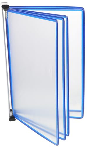 Gatuida Organizzatore da Parete Salvaspazio in Ferro e Pvc per Ufficio e Protezione Sicura Documenti con 5 Pannelli a Doppia Faccia e 10 Tasche per Studio e Aula