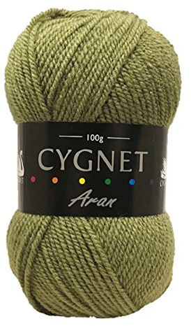 Cygnet C560/268 | Olive 100% Acrylic Aran Yarn/Knitting Wool | 100g