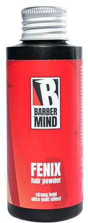 Barber Mind - Fenix Polvere Volumizzante Capelli 30ml - Cera in Polvere per Capelli Uomo con Effetto Asciutto e una Tenuta Incredibilmente Forte - Made in Italy
