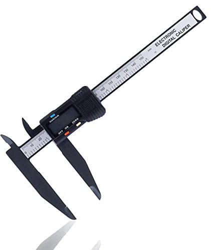 Electronic Caliper - 150mm/300mm Digital Caliper, Carbon Ruler with Long Jaw Measuring Tool, High-strength Carbon Fiber Composite Material, Light Weight