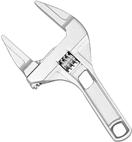 Clé à molette réglable 16-68 mm à tige courte et grande ouverture Outil de réparation pour lavabo de salle de bain