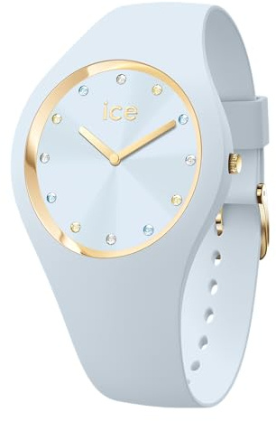 Ice-Watch - ICE cosmos Clear Sky - Blaue Damenuhr mit Plastikarmband - 022360 (Small +)