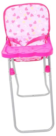 Hohopeti Seggiolone per Bambole Accessorio Giocattolo per Bambina Design Leggero e Compatibile con Vari Bambolotti Simula Realistica per Anni