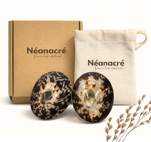 Coquillages d’Allaitement en Nacre Naturelle – Protège Mamelons Allaitement – Soulage Crevasses & Irritations – Réutilisables – Tailles S/M/L – Néanacré (M) (M)