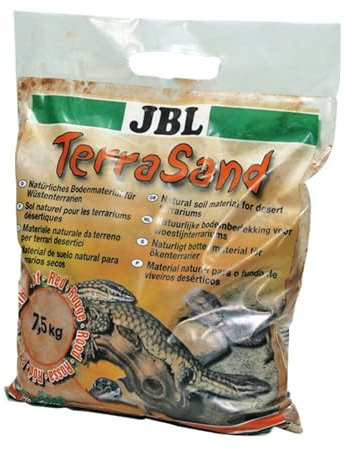 JBL Botten för ökenterrarier, röd sand, TerraSand, 7,5 kg
