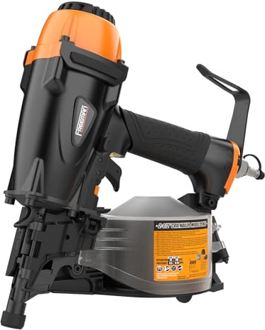 Freeman Pneumatic 15 Degree 2-1/2 Coil Siding Nailer with Adjustable Metal Belt Hook | PCN65