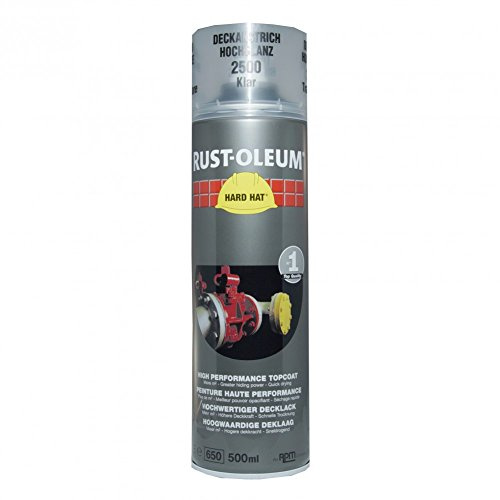RUST-OLEUM 2500 Hard Hat Decklack Klarlack, durchsichtig