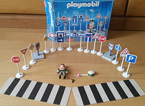 Playmobil 3259 - Verkehrsschilder/Polizist
