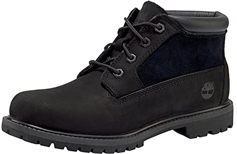 Timberland Nellie, Damen Kurzschaft Stiefel, Schwarz (Black Nubuck 1), 39 EU