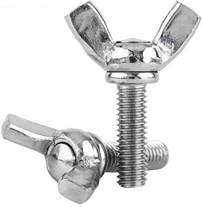 8 tipi 5PCS / Bag M5 304 Viti a farfalla a farfalla in acciaio inossidabile Bulloni Bulloneria(M5*16mm)