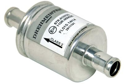 DREHMEISTER Premium Gasfilter LPG Filter Set inkl. Qualitätsschellen 16mm x 16mm