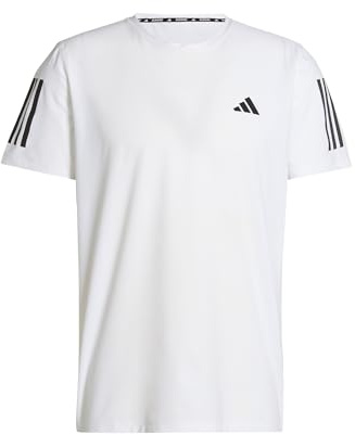 Adidas Men's Own The Run T-Shirt, White, Large