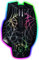 Battletron Gaming Souris Gaming Optique 6 Touches Multicolore Conception Ergonomique USB 6 Boutons Ordinateur Personnel Ordinateur Portable