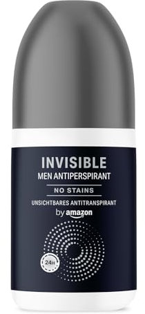 by Amazon - Antitranspirante invisible de bola para hombre, 1 x 75 ml