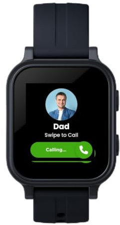 Gabb Watch 3e - Smart Watch for Kids, GPS Tracker, No Social Media or Internet, Fees Required (Dark Gray)