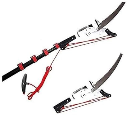JXYQ Professional Telescopic Pole Saw Tree Pruners Extendable Bypass Garden Landscaping Lopper Tools with Steel Blade Saw (Color : 7.2m)