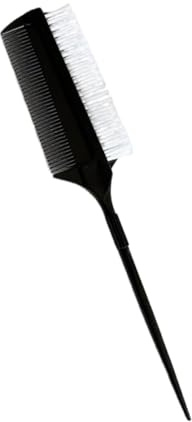 perfeclan Cepillo alisador para de caballo, cepillo para cardar, peine para, seccionador de cabello, herramienta de estilista, diseño 3 en 1 para, Negro