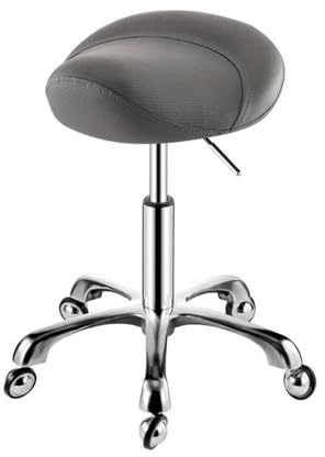 Generico Sgabello ergonomico oscillante, sedia girevole regolabile con idraulico, for parrucchiere, salone di bellezza, laboratorio, odontoiatria, ufficio, casa(Color 4)